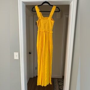 Urban Outfitters Yellow Ruffle Detail Top